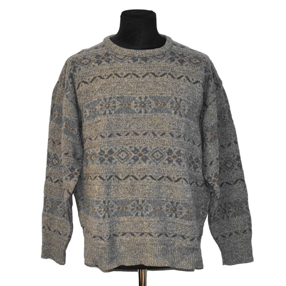Pendleton Other - B0 Auth PENDLETON Vintage Grey Virgin Wool Crewneck Pullover Sweater Size XL